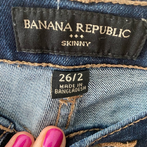 Banana republic skinny jeans size 26/2 - Picture 5 of 5